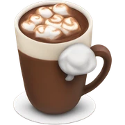 Hot chocolate sticker