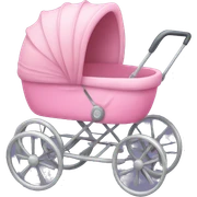 Passeggino rosa sticker