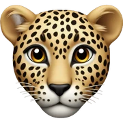 Leopard heart sticker