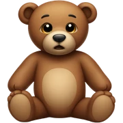 cute brown heard  sticker