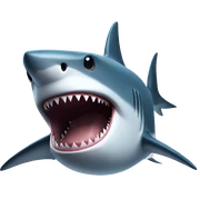 Shark sticker