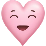 pastel heart sticker