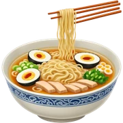 Create a bowel of ramyen sticker