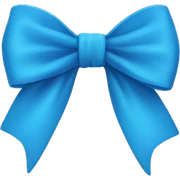Blue Bow sticker