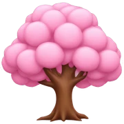 Babypink tree  sticker