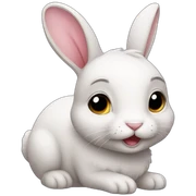 cute rabbit sticker