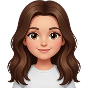 A girl with long hair and shes brownish  sticker
