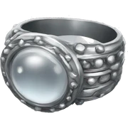 silver ring) sticker