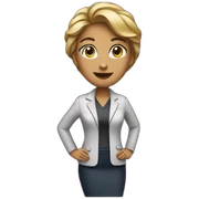 3D emoji of “CHARLENE” lettering in the center, surrounded by floating ...