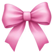Pink bow  sticker