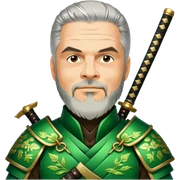 Emerald Samurai sticker