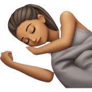 Ariana Grande sleeping sticker