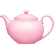 pastel pink teapot sticker