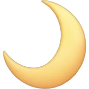 moon and stars  sticker
