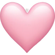 Light pink heart sticker
