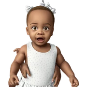 surprised boy in dress sticker