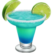 Blue margarita sticker