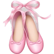 Pink ballet shoes sticker