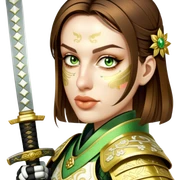 Golden Samurai sticker