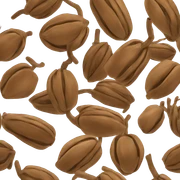 Seed pods brown sticker