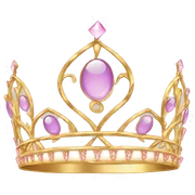 Birthday tiara sticker