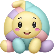 pastel toy sticker