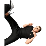 relaxed boy in stylish outfit sticker