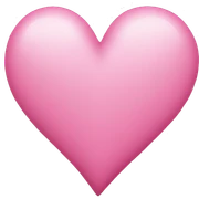 pink heart  sticker