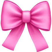 pink bows sticker