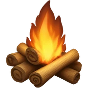 Campfire sticker