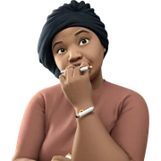 girl with cigarette indoors sticker