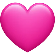Pink heart sticker