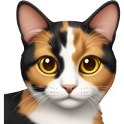 Calico cat sticker