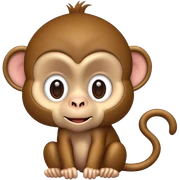 Monkey sticker