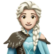 Frozen sticker