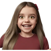 smiling horror girl parody sticker