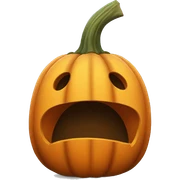 sad pumpkin sticker