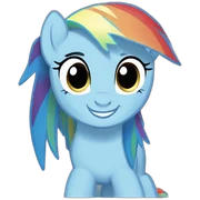 Rainbow dash sticker