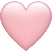 Light pink heart sticker