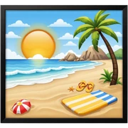 beach sticker