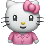 Cute hello kitty sticker