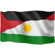 Kurdistan flag sticker