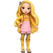 girl with butterfly and boots sticker