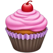 Cup cake sticker