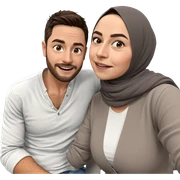 casual indoor couple moment sticker