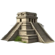 tulum temple mexico sticker