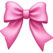 pink bow sticker