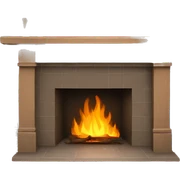 Fireplace  sticker