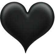 Black Heart  sticker