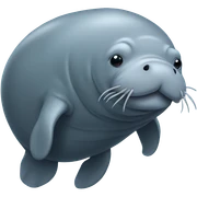 Manatee sticker